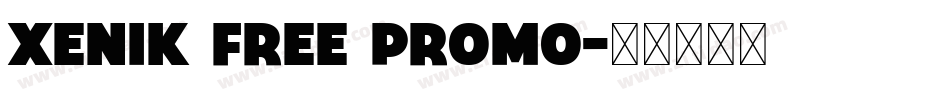 Xenik free promo字体转换